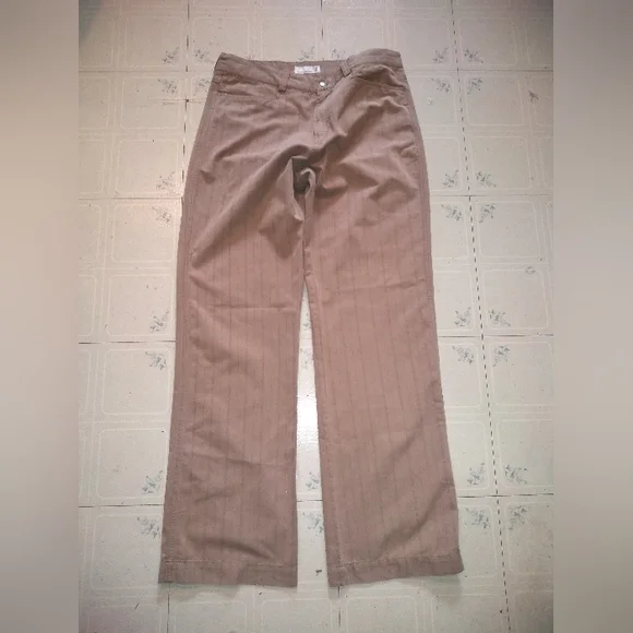Giorgio Armani Exchange Private Members Pants, Size 33, Tan with Wide Pi… - Picture 1 of 12